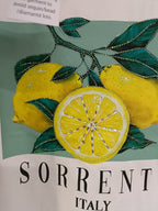 QED London Lemon Sparkle T Shirt Size Small