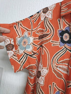 Chilli & Charm Orange Floral Dress One Size