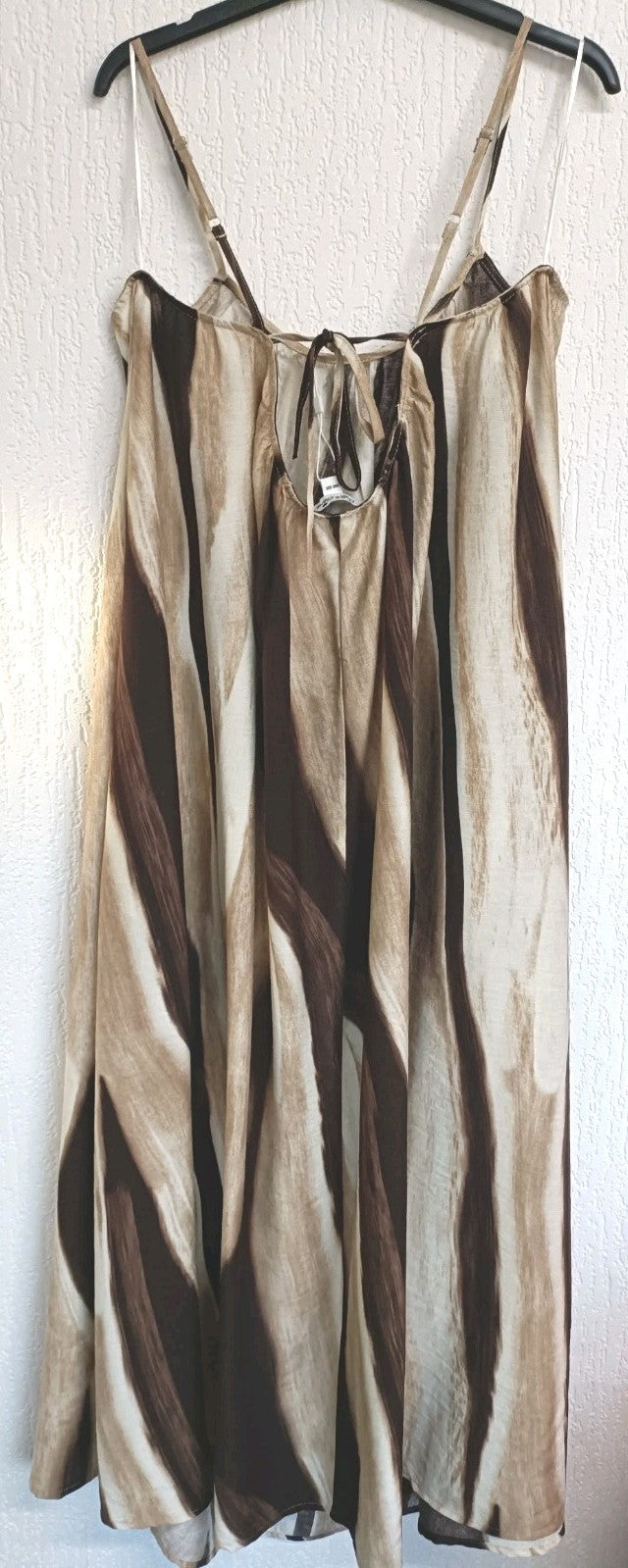 Chilli & Charm Thin Strap , Side Split Dress Brown, Size upto UK 12