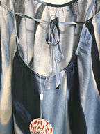 Chilli & Charm Thin Strap , Side Split Dress Navy, Size up to UK 12