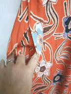 Chilli & Charm Orange Floral Dress One Size