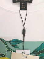 QED London Lemon Sparkle T Shirt Size Small